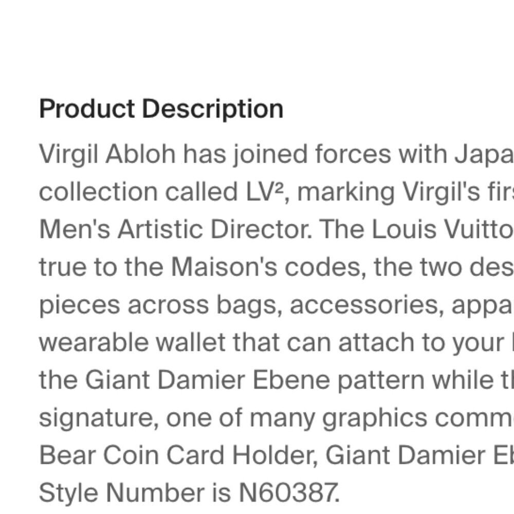 Louis Vuitton x Nigo Bear Bag Charm Coin Card Holder - Picture 5 of 7